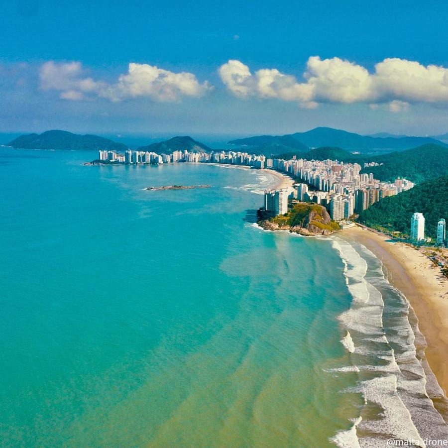 Apartamento Praia Da Enseada 2 Гуаружа Экстерьер фото